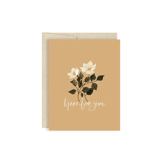 Here For You Card