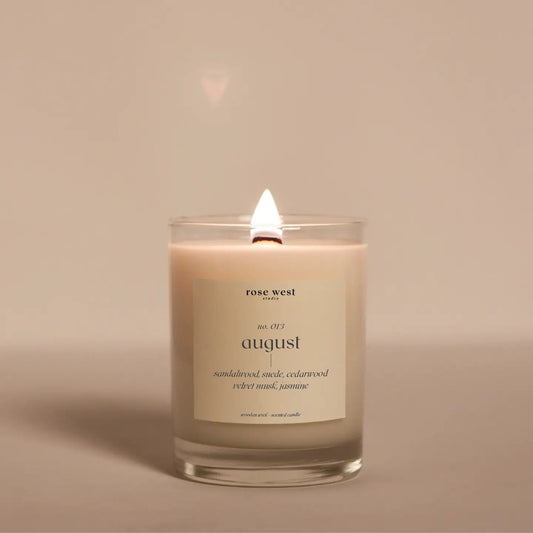 Rose West Studio No. 013 - August Candle