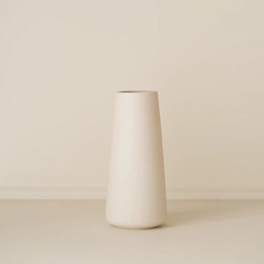 Pure White Ceramic Vase