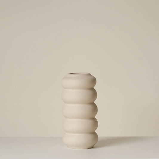 Tall Circular Ceramic Vase