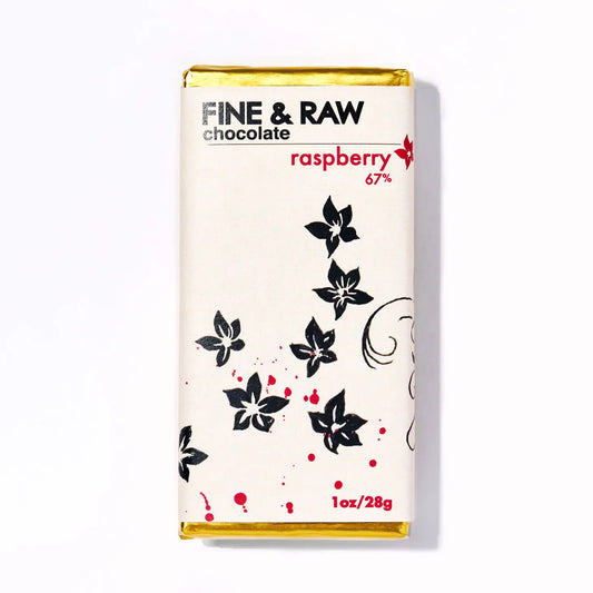 FINE & RAW Raspberry Chocolate Bar